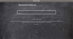 Desktop Screenshot of forex-breakout-system.com
